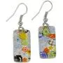 GlassOfVenice Murano Glass Millefiori Necklace and Earrings Set GlassOfVenice Murano Glass Millefiori Necklace and Earrings Set