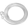 LUHE Sterling Silver 1MM Snake Chain Italian Crafted Necklace Thin Lightweight Strong - Lobster Claw Clasp 14-30 Inches and 1.9mm Snake Chains 20-24 inchs