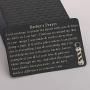 Gzrlyf Barbers Prayer Wallet Card Metal Wallet Insert Inspirational Gifts for Hairdresser Hairstylist