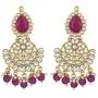 Aheli Faux Pearl Choker Necklace with Earrings Indian Traditional Bollywood Jewelry Set for Women Girls