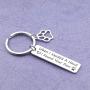 Eigso Paw Print Keychain When I Needed A Hand I Found Your Paw Jewelry Dog Lovers(Found Your paw KR)