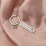 ENSIANTH Friend Inspiring Gift Butterfly Memorial Keychain Strong Encouragement Gift Faith Keychain
