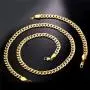 U7 Men Unisex Two-Tone Jewelry 6mm-9mm Wide Platinum & 18K Gold Plated Cuban Chain Necklace (18'',20'',22'',24'',26'',28'',30'') U7 Men Unisex Two-Tone Jewelry 6mm-9mm Wide Platinum & 18K Gold Plated Cuban Chain Necklace (18'',20'',22'',24'',26'',28'',30'')