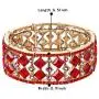 BriLove Womens Bohemian Boho Crystal Radiant Cut Round Beaded Stretch Bangle Bracelet BriLove Womens Bohemian Boho Crystal Radiant Cut Round Beaded Stretch Bangle Bracelet