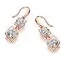 SBLING Platinum Plated or 18K Rose Gold Plated Cubic Zirconia Drop Earrings(9.5cttw)-Gifts for Women/Girls SBLING Platinum Plated or 18K Rose Gold Plated Cubic Zirconia Drop Earrings(9.5cttw)-Gifts for Women/Girls