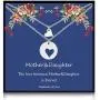 Your Always Charm Mother Daughter Necklace Sets for 2 Heart Necklace Matching Cutout Heart Necklaces Mommy and Me Jewelry Gifts Mothers Day