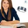 JEWELEXCESS Sterling Silver Blue & White 1 Carat Diamond Ring for Women| Dual-Colored Ring Band with Round Diamonds