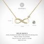 925 Sterling Silver Necklace – Billie Bijoux “Forever Love” Infinity Heart Love Pendant White Gold Plated Diamond Women Necklace Gift for for Women Girls Valentines Day Mothers Day
