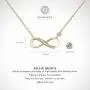 925 Sterling Silver Necklace – Billie Bijoux “Forever Love” Infinity Heart Love Pendant White Gold Plated Diamond Women Necklace Gift for for Women Girls Valentines Day Mothers Day