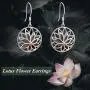 ONEFINITY Sterling Silver Lotus Earrings Lotus Flower Filigree Dangle Drop Earrings Yoga Jewelry for Women ONEFINITY Sterling Silver Lotus Earrings Lotus Flower Filigree Dangle Drop Earrings Yoga Jewelry for Women