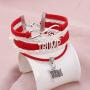 HOLLP Trump 2020 Bracelets for President Trump Infinity Love Bracelet Keep America Great Trump Jewelry Republican Gift For Women Girl