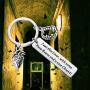 KEYCHIN American TV Show Inspired Gift Hannibal Lecter Lovers Gift I Eat This Liver with Some Fava Beans Keychain Halloween Jewellery Horror Movie Peripheral Gift