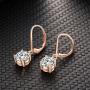 Buyless Fashion Girls And Women Dangle Earrings Silver Color CZ Fashion Jewelry