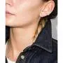 CRIVEER Silver plated Zirconia Sparkling Round Huggie Ear Cuff W1.6g Diameter 14mm CRIVEER Silver plated Zirconia Sparkling Round Huggie Ear Cuff W1.6g Diameter 14mm