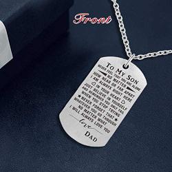 ABBNT Boys Necklace Gifts for Son from Mom Dad