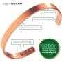 Earth Therapy, The Original Pure Copper Magnetic Healing Minimalist Bracelet Set - Adjustable - for Men and Women - 3 for 2 Best-Sellers Value Pack