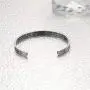 Raysunfook Whenever You Feel Overwhelmed Remember Whose Daughter Granddaughter You are and Straighten Your Crown Bracelet Inspirational Cuff Bangle Gifts