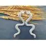 Snake Serpent Drop Dangle Earring Personalised Vintage Animal Jewelry for Women