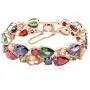 Hermosa Rose Gold Plated Multicolor Austria Crystal Elements Jewelry Set Necklace Earrings Bracelet and Ring Hermosa Rose Gold Plated Multicolor Austria Crystal Elements Jewelry Set Necklace Earrings Bracelet and Ring