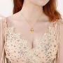 ZHENXI 12 Constellations Horoscope Zodiac Necklace 18K Gold Plated Cubic Zirconia Jewelry for Women Girl Astrology Dainty Birthday Gifts with Packing