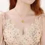 ZHENXI 12 Constellations Horoscope Zodiac Necklace 18K Gold Plated Cubic Zirconia Jewelry for Women Girl Astrology Dainty Birthday Gifts with Packing