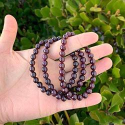 Adabele Natural 7'' 7.5 inch Stretchy Gemstone Bracelet Chakra Gems Stone 6mm (0.24 Inch) Bead Healing Crystal Quartz Jewelry Women Men Girls Gifts