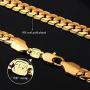 MMTTAO 18K Gold Plated Mens Cuban Curb/Figaro/Snake Chain Link Necklace for Pendant Men Women 5MM/6MM Wide Hip Hop Hiphop Mens Fashion Jewelry Gifts with 18K Stamp, 18Inches-32Inches