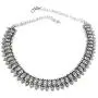 Necklace Choker Oxidized Indian Jewelry Tiny Heart Beads 14 Inch Antique Silver Necklace Women Necklace Choker Oxidized Indian Jewelry Tiny Heart Beads 14 Inch Antique Silver Necklace Women
