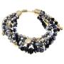 YUJIAXU Gold Beaded Bracelet Set, Square Stone Hexagon Druzy Stretch Beaded Stackable Bracelets Bangles