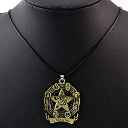 KANGSHUN JoJo Bizarre Adventure Golden Wind Necklace Jewelry - JoJo Stand Arrow Requiem Arrow Pendant with Gift Box, Professional Quality, for Boys Girls