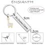 ENSIANTH No Drama Llama Keychain Llama Lover Gift Funny Gift for Best Friend Theater Jewelry Dramatic Gift