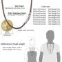 PROSTEEL Waxed Rope Braided Leather Necklace Cord Sturdy Soft Comfortable, 16”-30”, Stainless Steel Durable Clasp, Come Gift Box PROSTEEL Waxed Rope Braided Leather Necklace Cord Sturdy Soft Comfortable, 16”-30”, Stainless Steel Durable Clasp, Come Gift Box