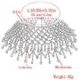 Nicute Festival Rhinestone Choker Necklace Full Crystal Silver Necklaces Chain Summer Club Neck Jewelry Accessories for Women and Girls