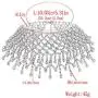 Nicute Festival Rhinestone Choker Necklace Full Crystal Silver Necklaces Chain Summer Club Neck Jewelry Accessories for Women and Girls