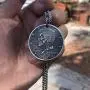 ApinJe Vintage Skull Pendant Coin Necklace Steampunk Jewelry for Men Stainless Steel Chain 27.5 Inches ApinJe Vintage Skull Pendant Coin Necklace Steampunk Jewelry for Men Stainless Steel Chain 27.5 Inches