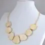 Jane Stone Fashion Drusy Stone Bead Statement Necklace Bib Choker Sparkly Jewelry