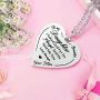 I Love You to The Moon and Back Pendant Necklace Best Birthday Gift for Mom Daughter Sister Honey Grandma Granddaughter