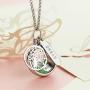 NinaQueen Tree of Life 925 Sterling Silver Locket Pendant Dream and Hope Women Fine Necklace Wedding Gifts For Her Christmas Gifts For Women Birthday Anniversay Gifts For Wife Mom Her Daughter Girls