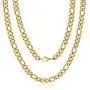 M MOOHAM 4MM 5MM 6MM 7MM 9.5MM 10MM Black Silver Gold Plated Stainless Steel Figaro Chain Necklace for Men Women 16-36 Inch M MOOHAM 4MM 5MM 6MM 7MM 9.5MM 10MM Black Silver Gold Plated Stainless Steel Figaro Chain Necklace for Men Women 16-36 Inch