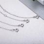 Necklace Extenders Necklace Chains Sterling Silver Bracelet Anklet Extenders Set 2, 3, 4, and 6 Inches in Silver, Gold, and Rose Gold