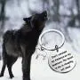 SEIRAA Wolf Charm Keychain Dont Consider My Kindness As My Weakness Inspirational Gifts for Wolf Lover SEIRAA Wolf Charm Keychain Dont Consider My Kindness As My Weakness Inspirational Gifts for Wolf Lover