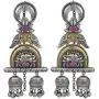 Aheli Intricate Crafted Vintage Inspired Indian Boho Oxidized Jhumka Jhumki Earrings Ethnic Wedding Party Fashion Jewelry for Women Aheli Intricate Crafted Vintage Inspired Indian Boho Oxidized Jhumka Jhumki Earrings Ethnic Wedding Party Fashion Jewelry for Women