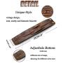Thunaraz Handmade Genuine Leather Bracelet Adjustable Wide Brown Belt Cuff Bangle Punk Wristband