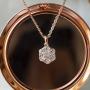 A+O Wedding Jewelry Set, Bridesmaid Gift, Necklace Set in Gold, Silver or Rose Gold