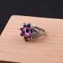 KUSERON 9PCS Stainless Steel Vintage Punk Rings,Snake Frog Open Rings,The Devil Dragon Eye Ring-Purple,Gothic Open Adjustable Ring Set Jewelry KUSERON 9PCS Stainless Steel Vintage Punk Rings,Snake Frog Open Rings,The Devil Dragon Eye Ring-Purple,Gothic Open Adjustable Ring Set Jewelry