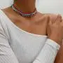 Denifery Rainbow Choker Necklace Rainbow Seed Bead Necklace Cute Necklace Beaded Necklace Beach Necklace for Women for Teen Girls (Style 3) Denifery Rainbow Choker Necklace Rainbow Seed Bead Necklace Cute Necklace Beaded Necklace Beach Necklace for Women for Teen Girls (Style 3)