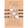 PPJew Best Friend Bracelets Friendship Matching Bracelet Distance Jewelry Gift for Women Girls Sister