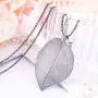BriLove Womens Bohemian Boho Real Filigree Autumn Leaf Long Pendant Necklace BriLove Womens Bohemian Boho Real Filigree Autumn Leaf Long Pendant Necklace