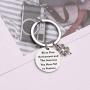 TzrNhm Blossom Retirement Gift Bless Your Retirement and The Journeys You Have Yet to Venture Keychain Moving Away Gifts