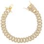 kelistom Gold Chain for Men Women Iced Out, Hip-hop Real 18K Gold/Platinum Plated CZ Fully Iced-Out Miami Cuban Necklace Bracelet Punk Jewelry